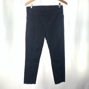 Helmut Lang Seamed Pull On Raw‎ Hem Leggings with Pockets in Size 30